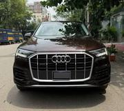 Audi Q7 Premium Plus 2021 Maroon for sale