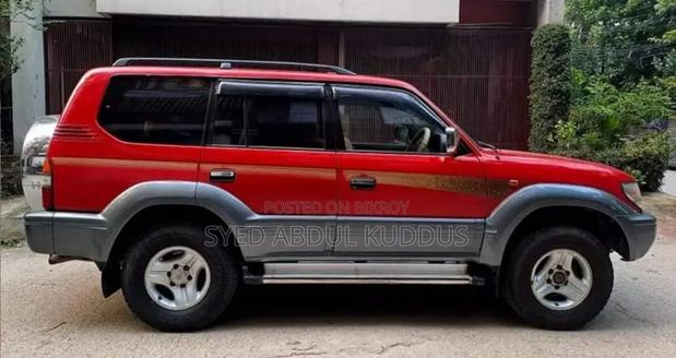 Toyota Land Cruiser Prado 1998 Red