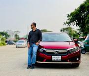 Honda Civic EX Sedan 2018 Red for sale
