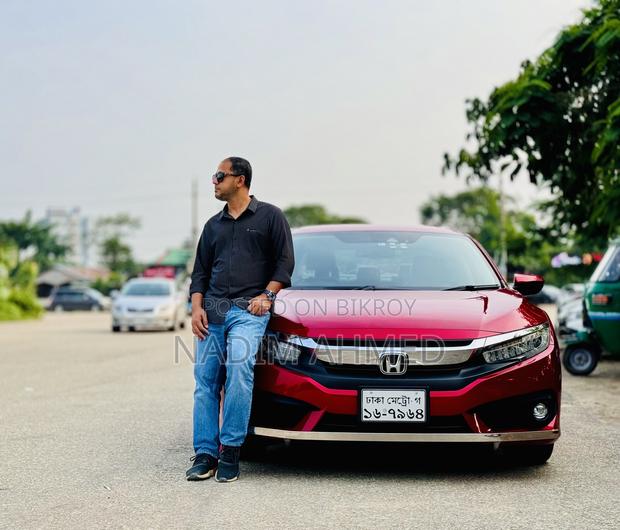 Honda Civic EX Sedan 2018 Red