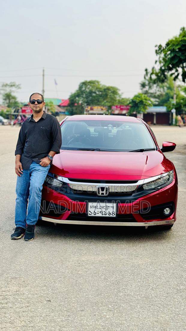 Honda Civic EX Sedan 2018 Red