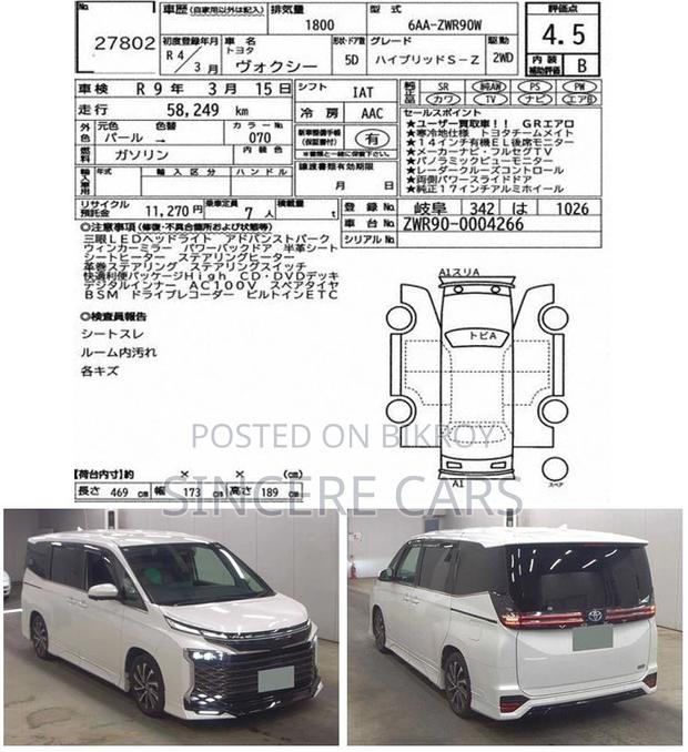 Toyota Voxy Sz Trd full option 2022