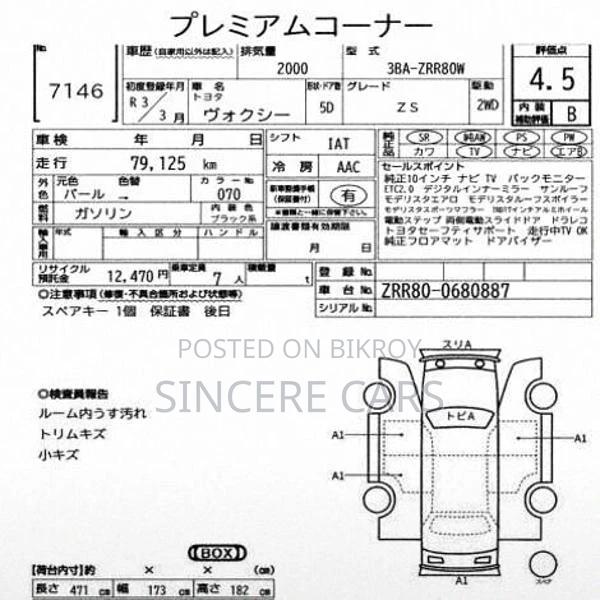 Toyota Voxy Sunroof Moon roof 2021