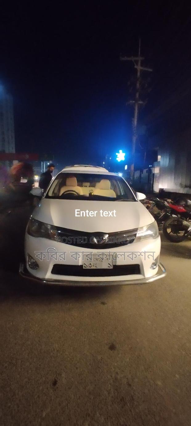 Toyota Axio white 2013
