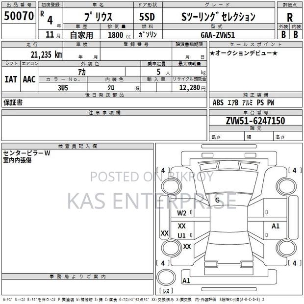 Toyota Prius S TOURING RED 2022