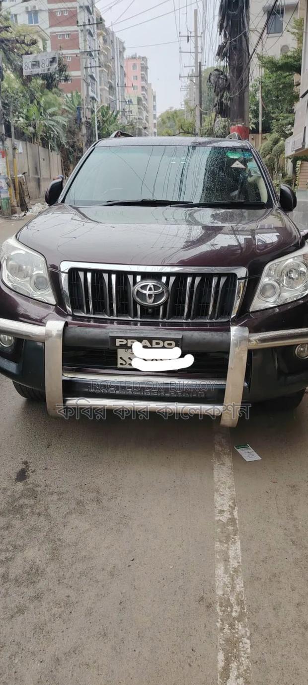Toyota Land Cruiser Prado 2010 Maroon