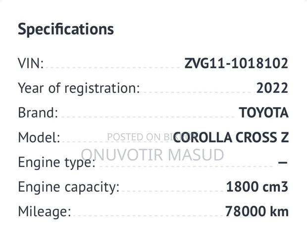 Toyota Corolla Cross 2022 Black