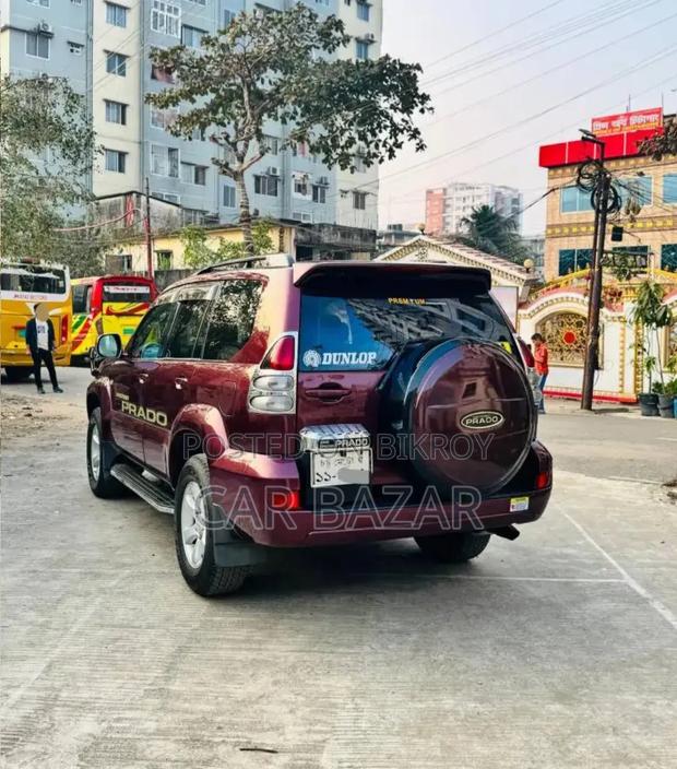 Toyota Land Cruiser Prado 2.7 5dr 2003 Maroon