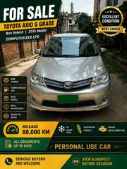 Toyota Axio 1.5 G 2WD 2015 Gold for sale