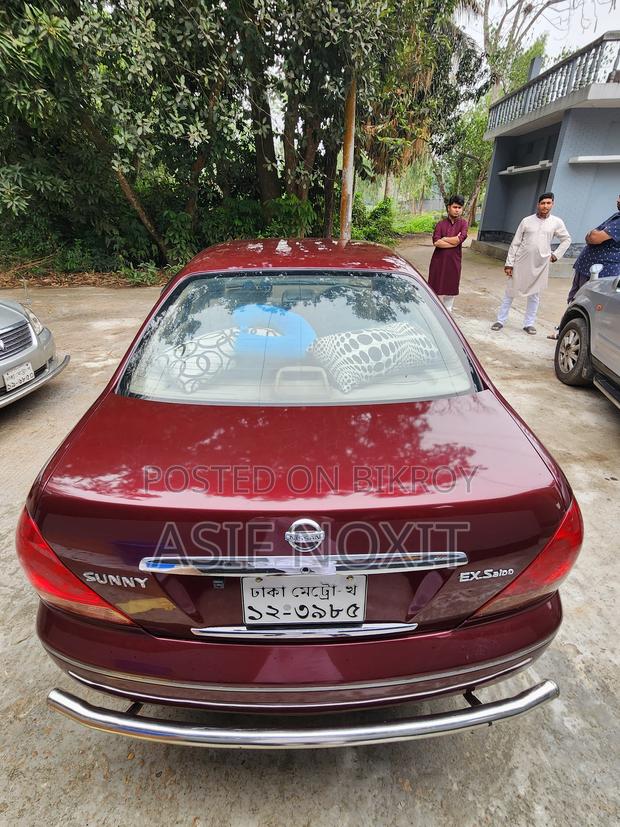 Nissan Sunny 2007 Maroon
