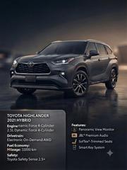 Toyota Highlander 2021 Gray for sale