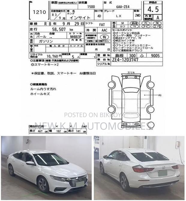 Honda Insight 2021 Pearl