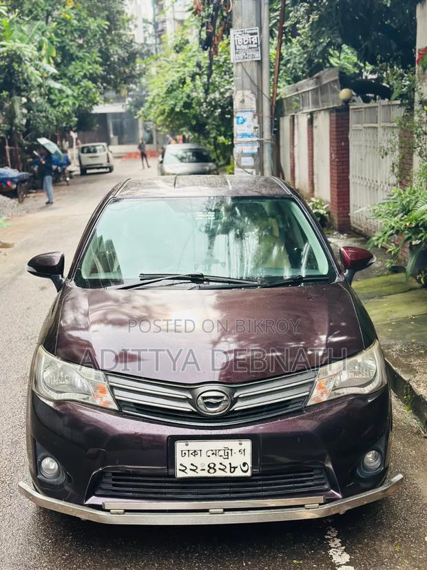 Toyota Axio 2012 Maroon