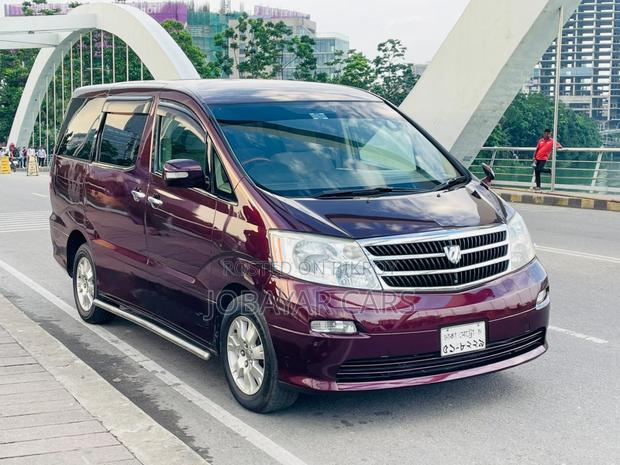 New Toyota Alphard 2005 Maroon