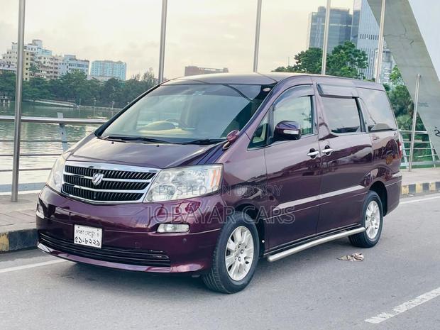 New Toyota Alphard 2005 Maroon