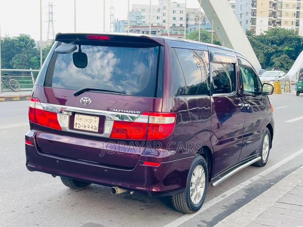 New Toyota Alphard 2005 Maroon