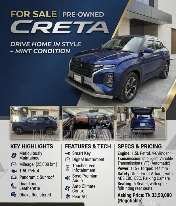 Hyundai Creta 2023 Blue