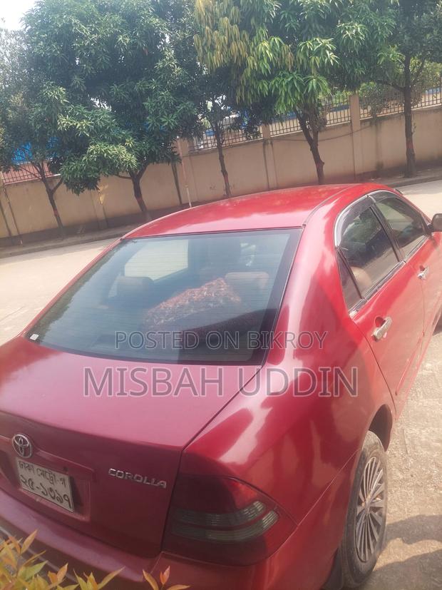 Toyota Corolla Sedan 2003 Red